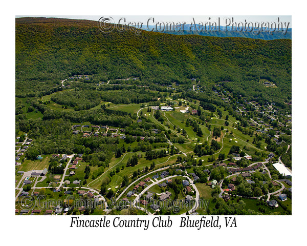 Aerial Photo of Fincastle, Bluefield, Virginia