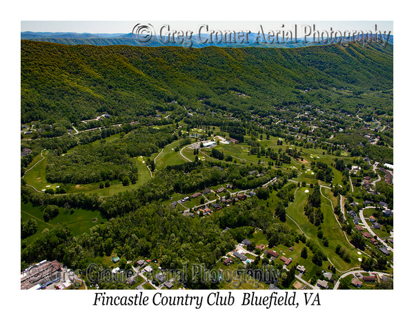 Aerial Photo of Fincastle, Bluefield, Virginia