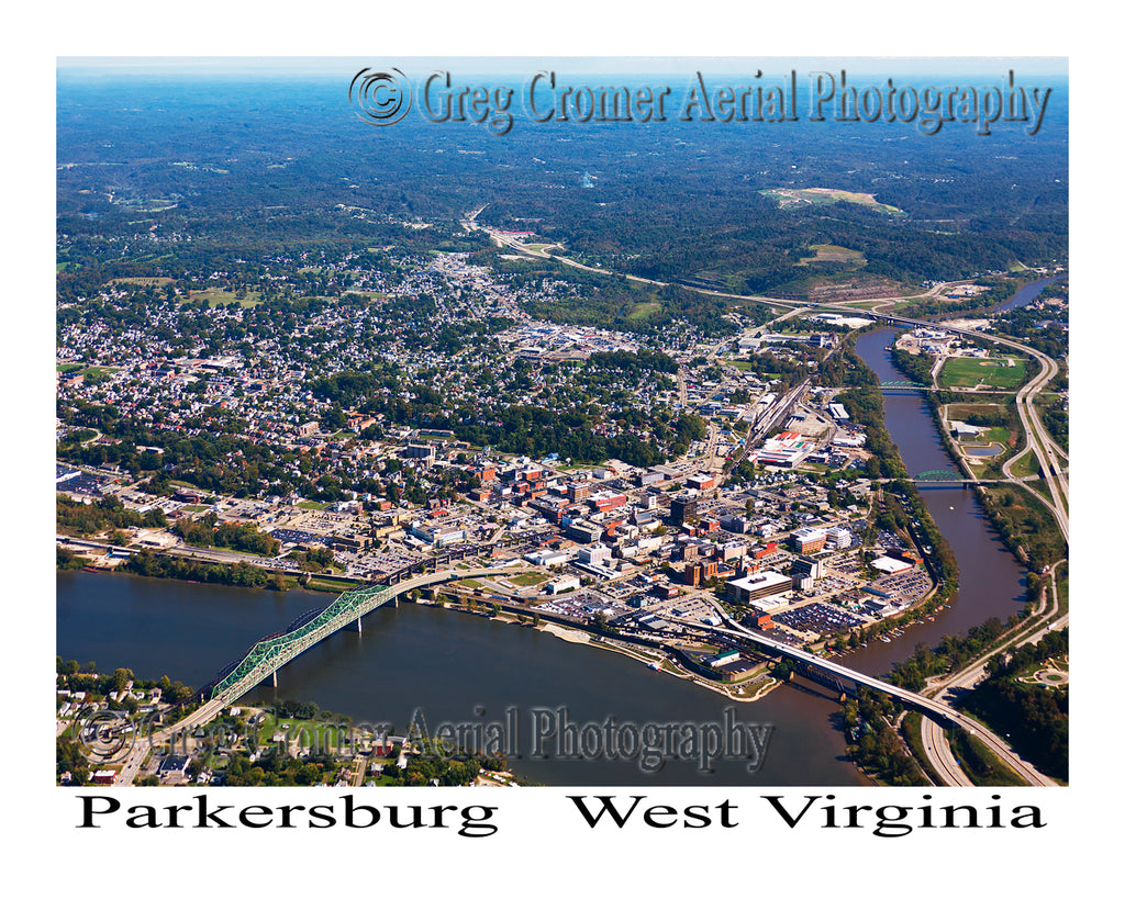 Aerial Photo of Parkersburg, West Virginia