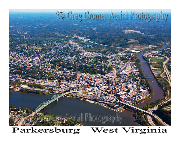 Aerial Photo of Parkersburg, West Virginia