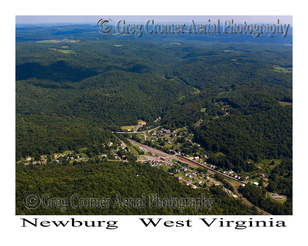 Aerial Photo of Newburg, West Virginia