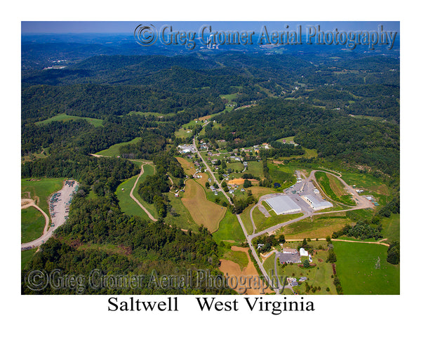 Aerial Photo of Saltwell, West Virginia