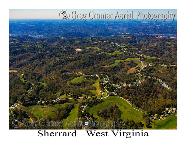 Aerial Photo of Sherrard, West Virginia