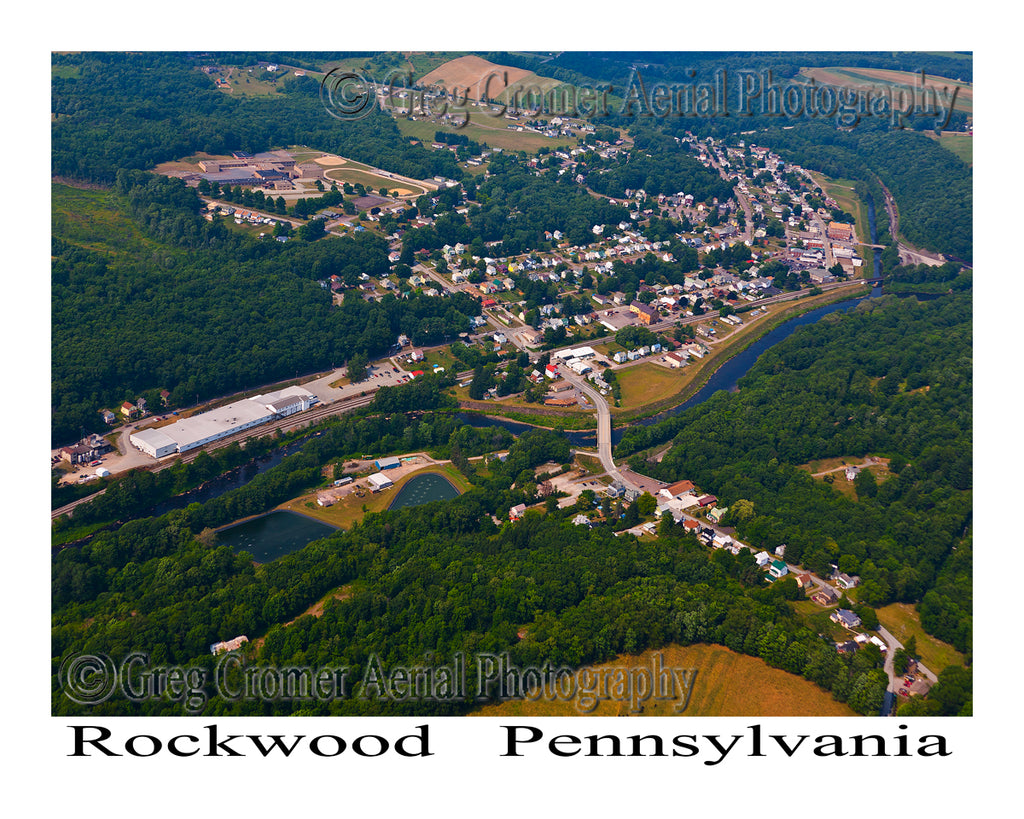 Aerial Photo of Rockwood, Pennsylvania