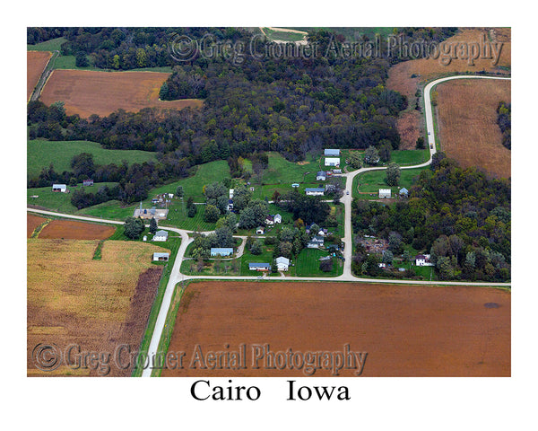 Aerial Photo of Cairo, Iowa