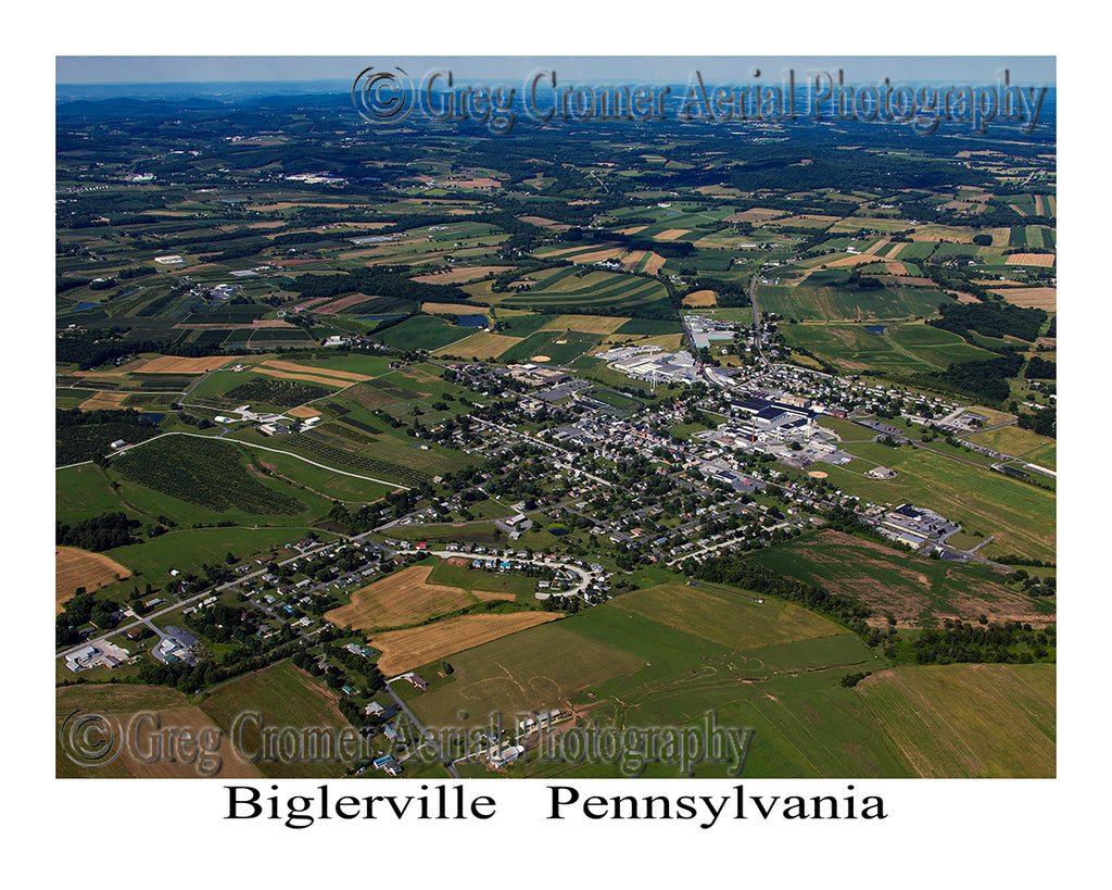 Aerial Photo of Biglerville, Pennsylvania