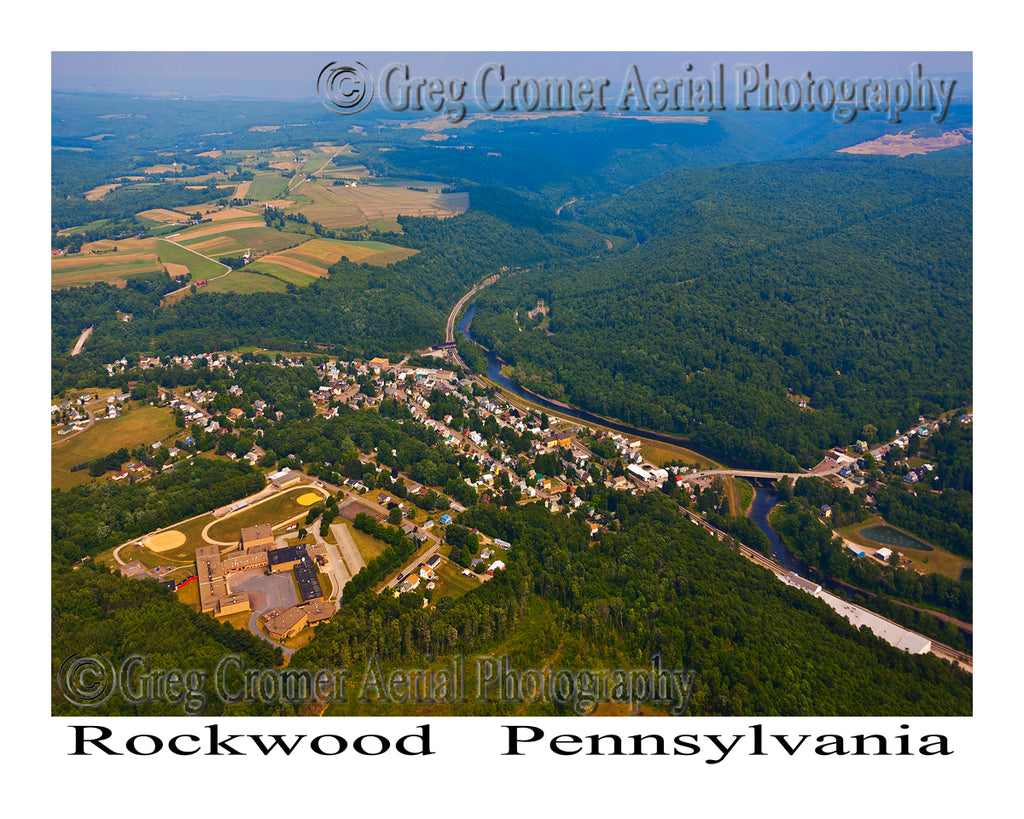 Aerial Photo of Rockwood, Pennsylvania