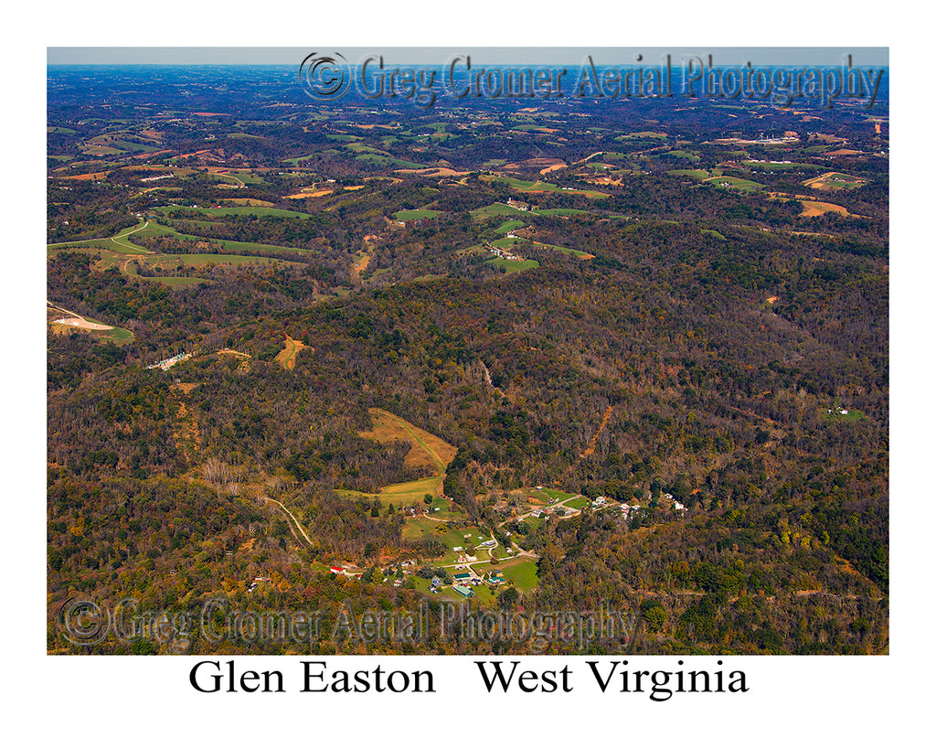 Aerial Photo of Glen Easton, West Virginia