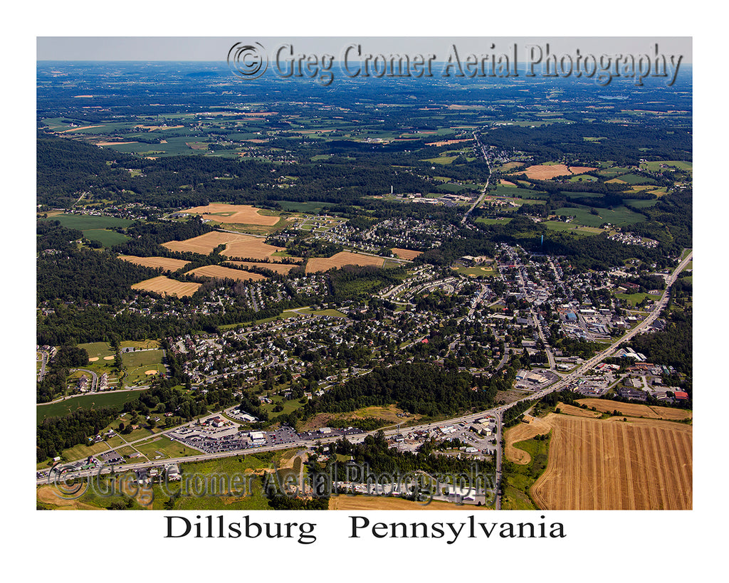 Aerial Photo of Dillsburg, Pennsylvania