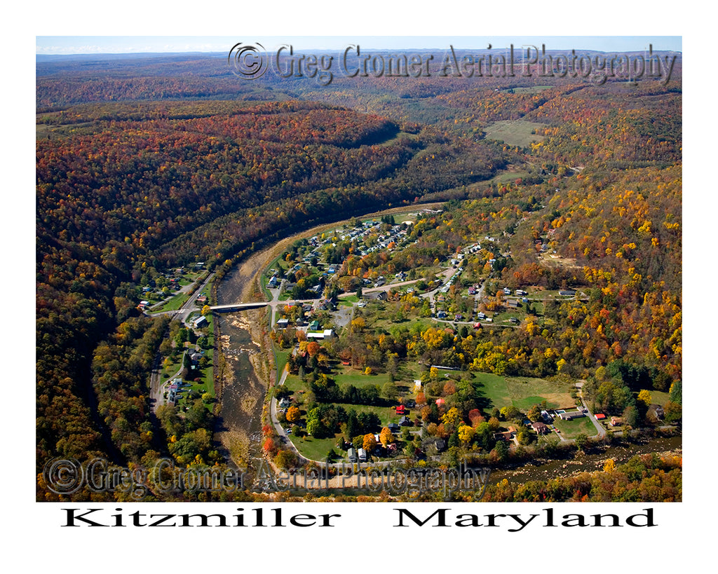 Aerial Photo of Kitzmiller, Maryland