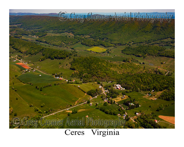 Aerial Photo of Ceres, Virginia