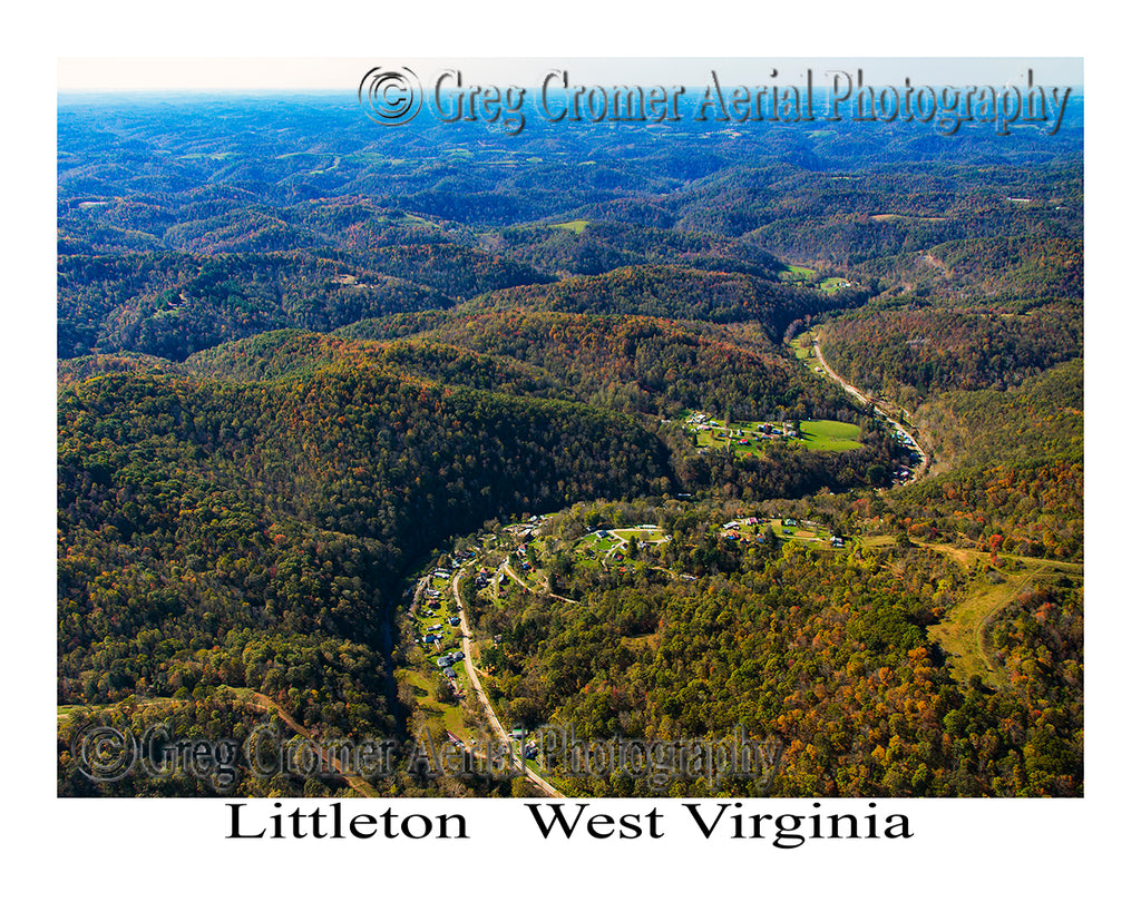 Aerial Photo of Littleton, West Virginia
