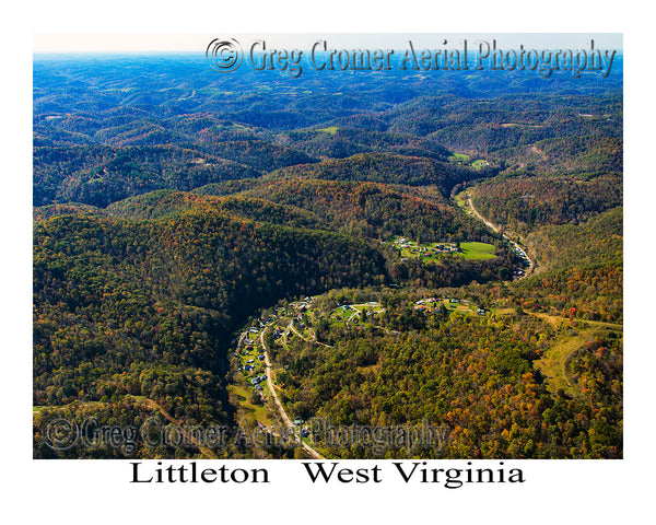Aerial Photo of Littleton, West Virginia