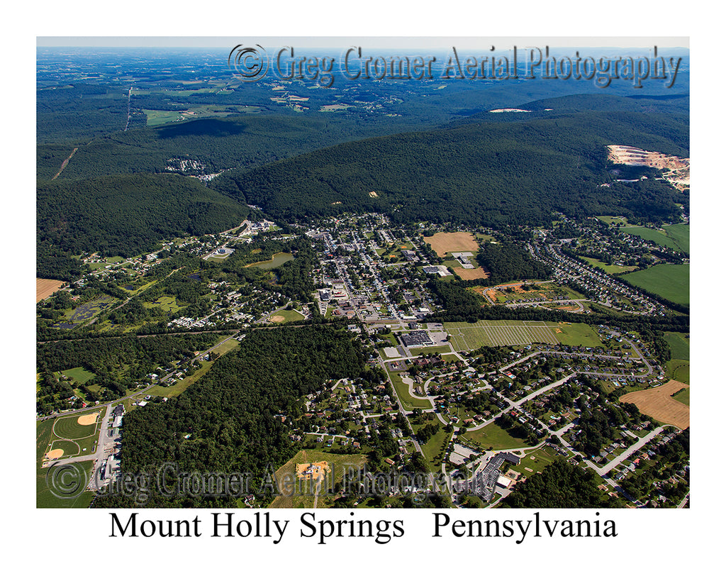 Aerial Photo of Mount Holly Springs, Pennsylvania
