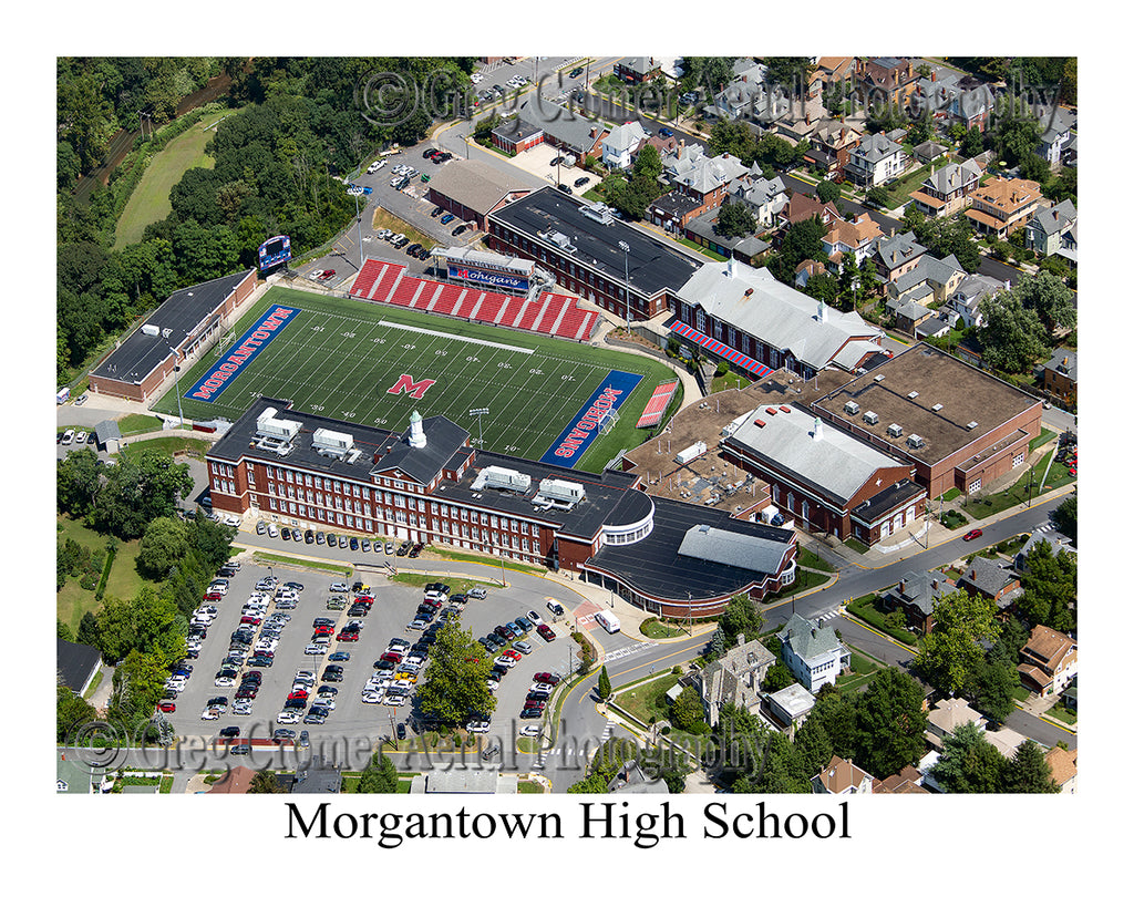 Aerial Photo of Morgantown High School - Morgantown, WV