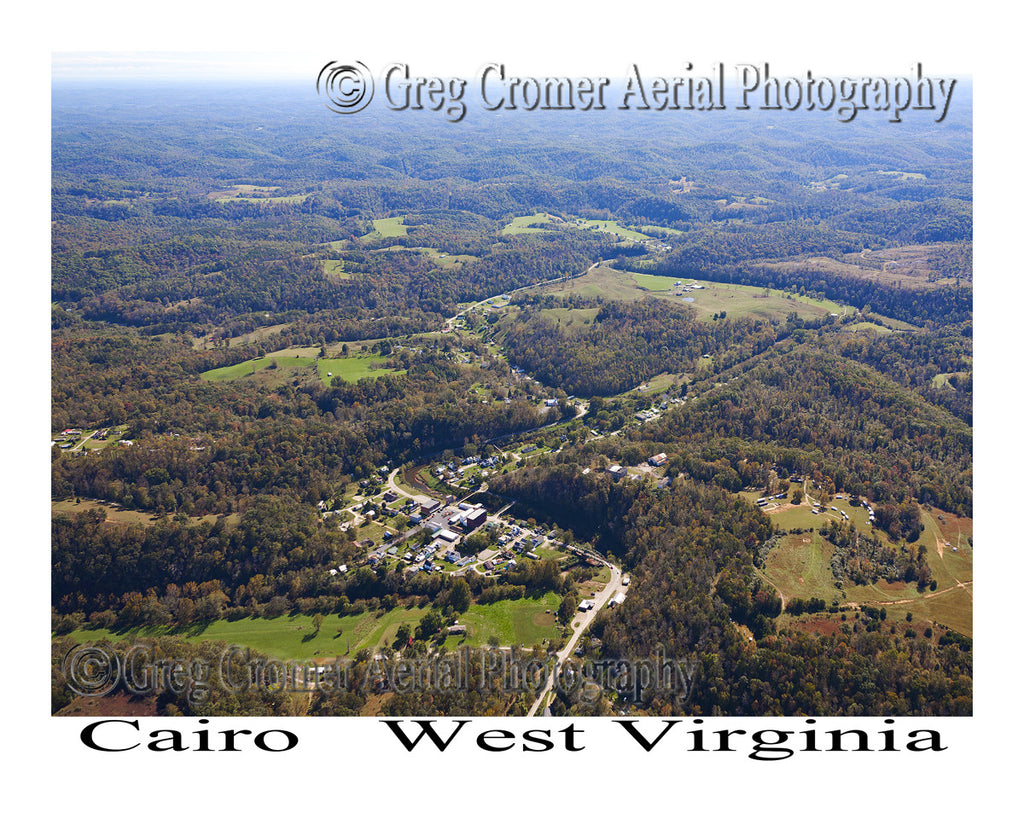 Aerial Photo of Cairo, West Virginia