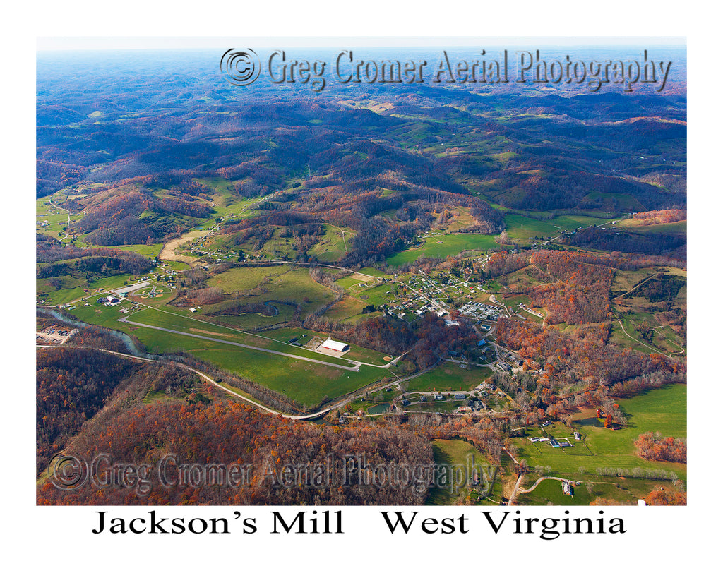 Aerial Photo of Jacksons Mill, West Virginia
