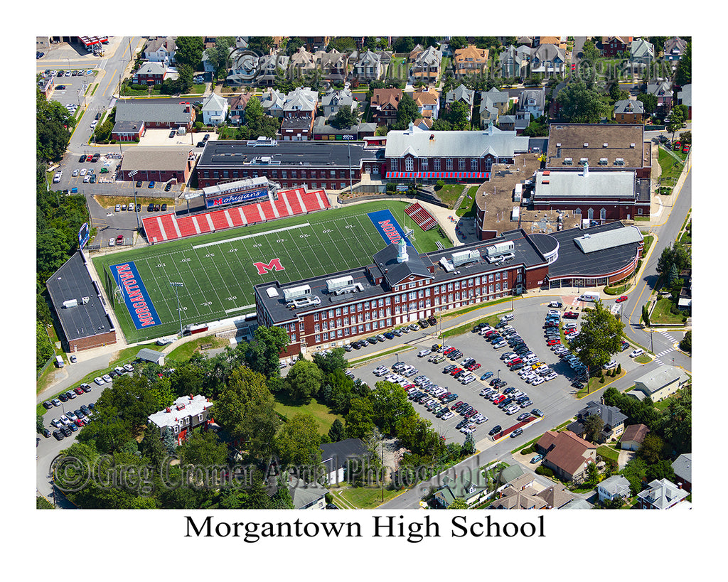 Aerial Photo of Morgantown High School - Morgantown, WV