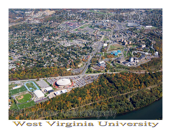 Aerial Photo of Wendover Campus - West Virginia University, Morgantown, West Virginia