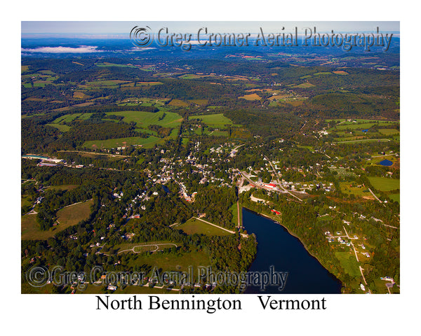 Aerial Photo of North Bennington, Vermont