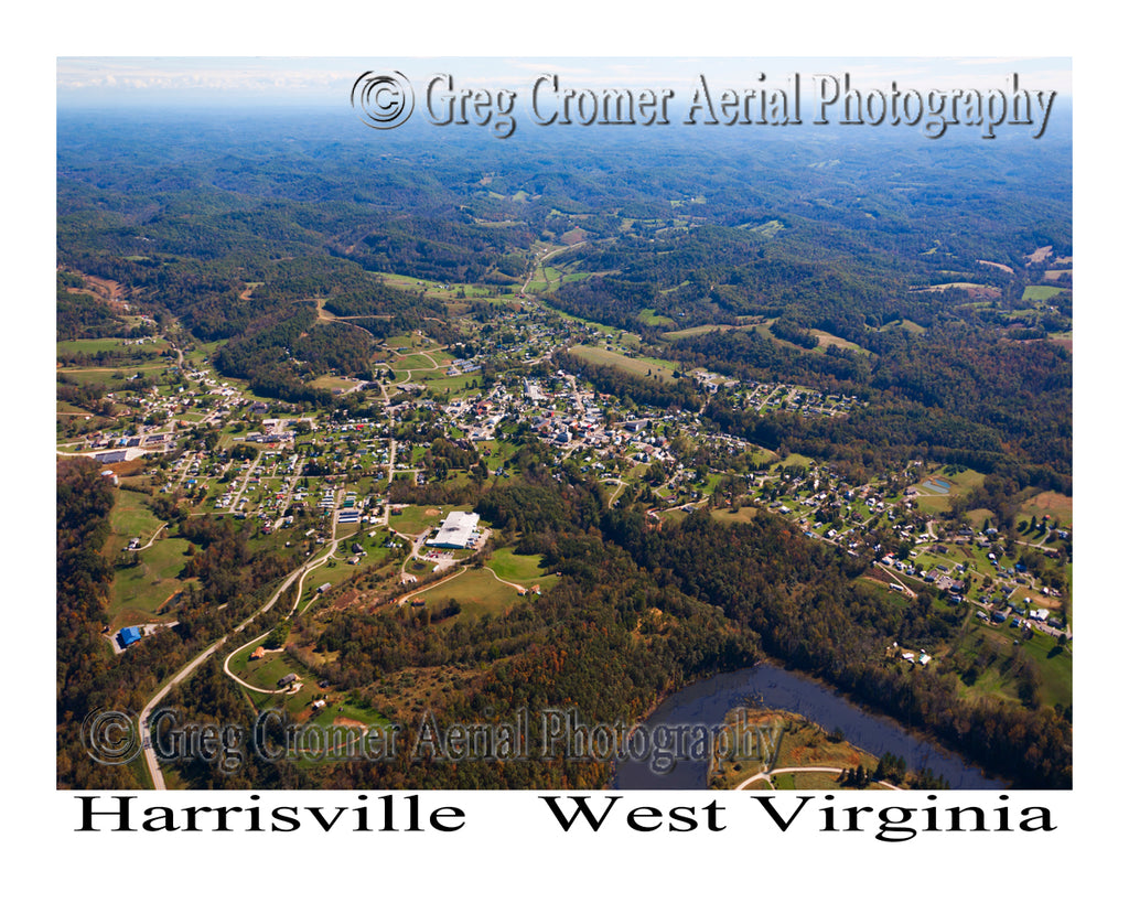 Aerial Photo of Harrisville, West Virginia