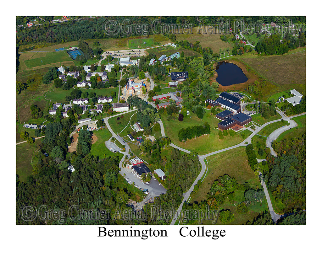 Aerial Photo of Bennington College, Vermont