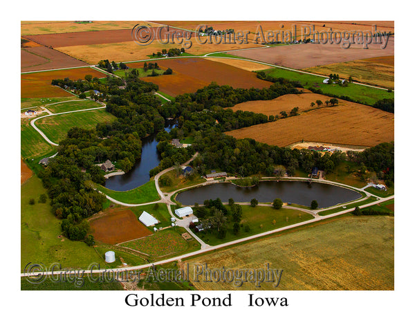 Aerial Photo of Golden Pond, Iowa