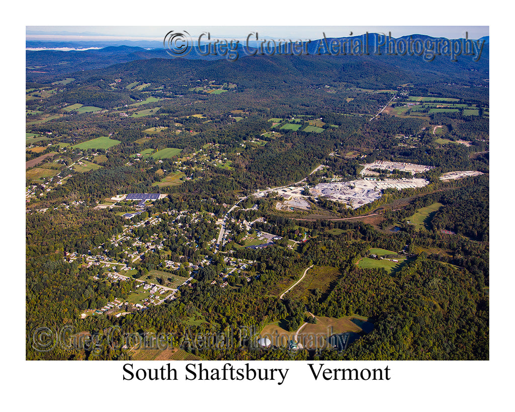 Aerial Photo of South Shaftsbury, Vermont