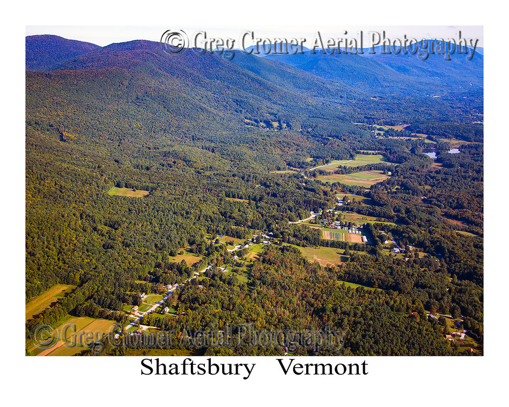 Aerial Photo of Shaftsbury, Vermont