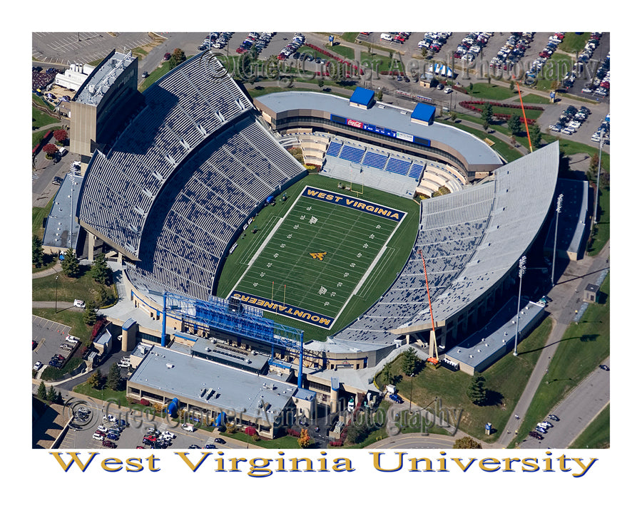 Aerial Photo of West Virginia University, Morgantown, West Virginia
