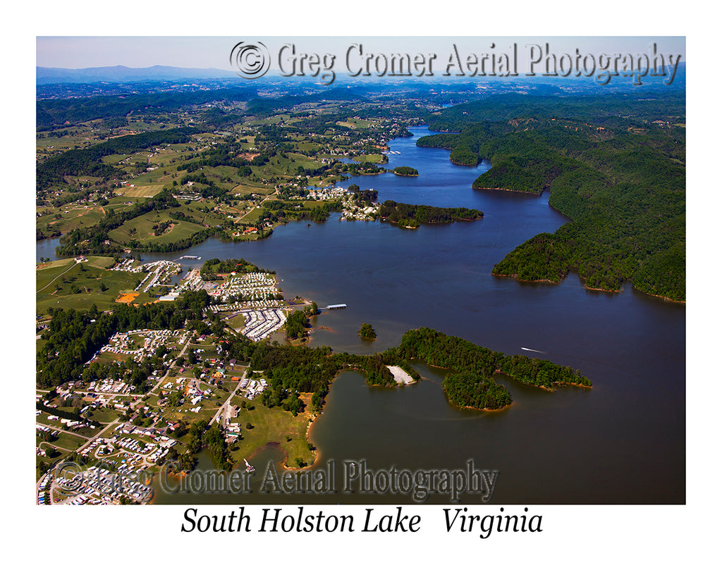 Aerial Photo of South Holston Lake, Virginia