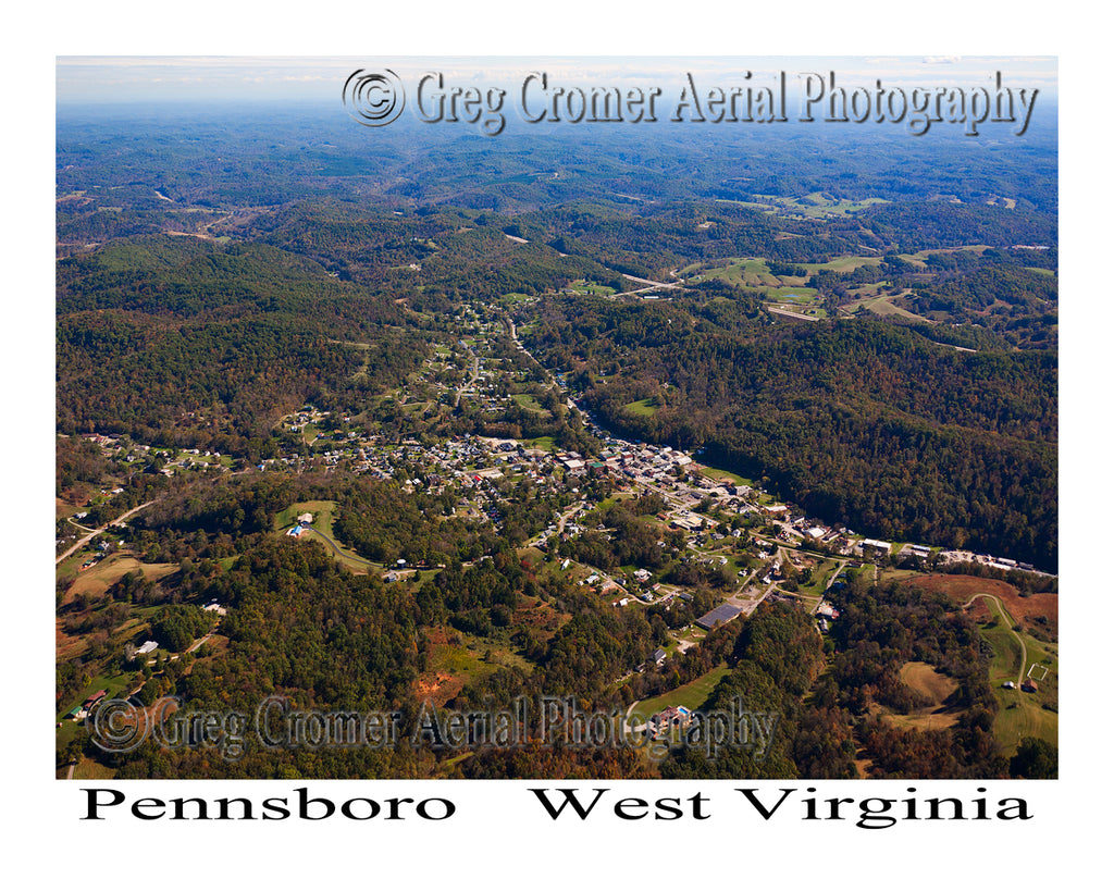Aerial Photo of Pennsboro, West Virginia