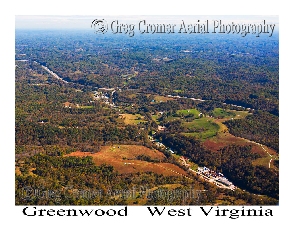 Aerial Photo of Greenwood, West Virginia