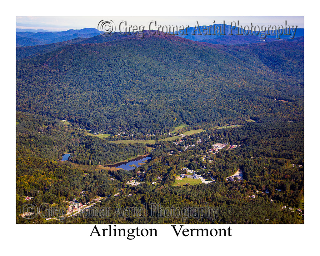 Aerial Photo of Arlington, Vermont