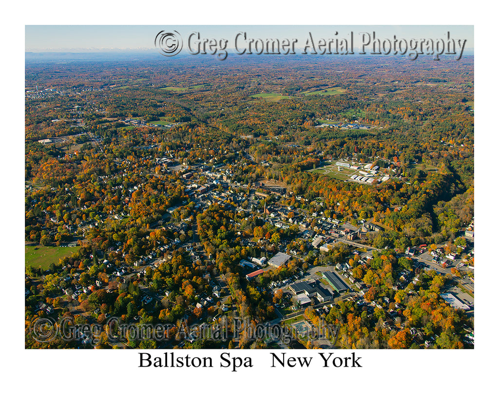 Aerial Photo of Ballston Spa, New York