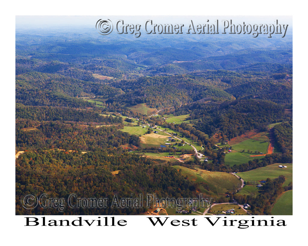 Aerial Photo of Blandville, West Virginia