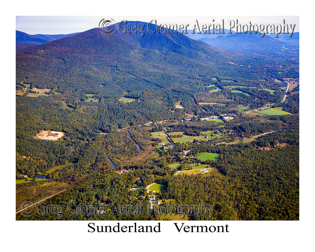 Aerial Photo of Sunderland, Vermont