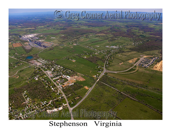 Aerial Photo of Stephenson, Virginia