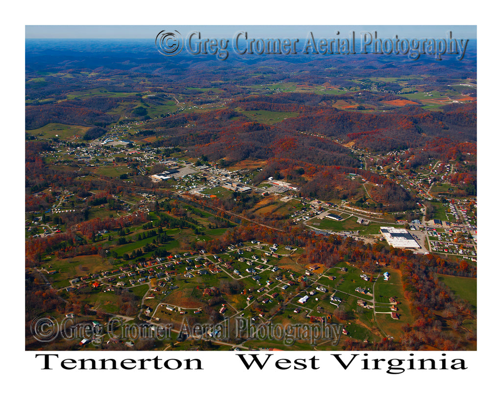 Aerial Photo of Tennerton, West Virginia