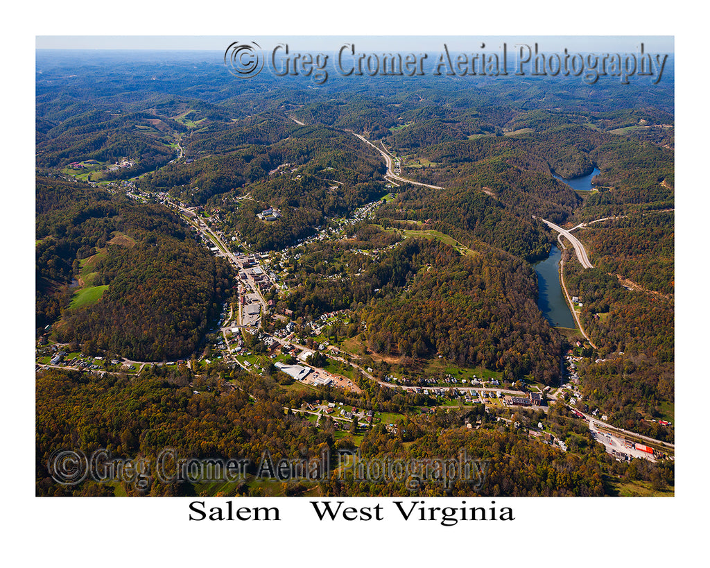 Aerial Photo of Salem, West Virginia