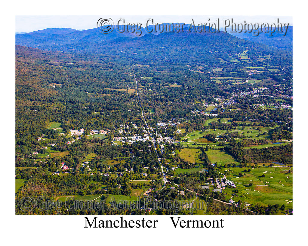 Aerial Photo of Manchester, Vermont