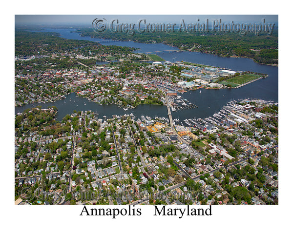 Aerial Photo of Annapolis, Maryland