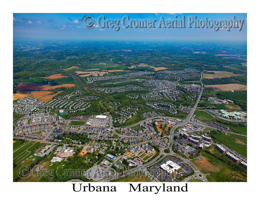 Aerial Photo of Urbana, Maryland