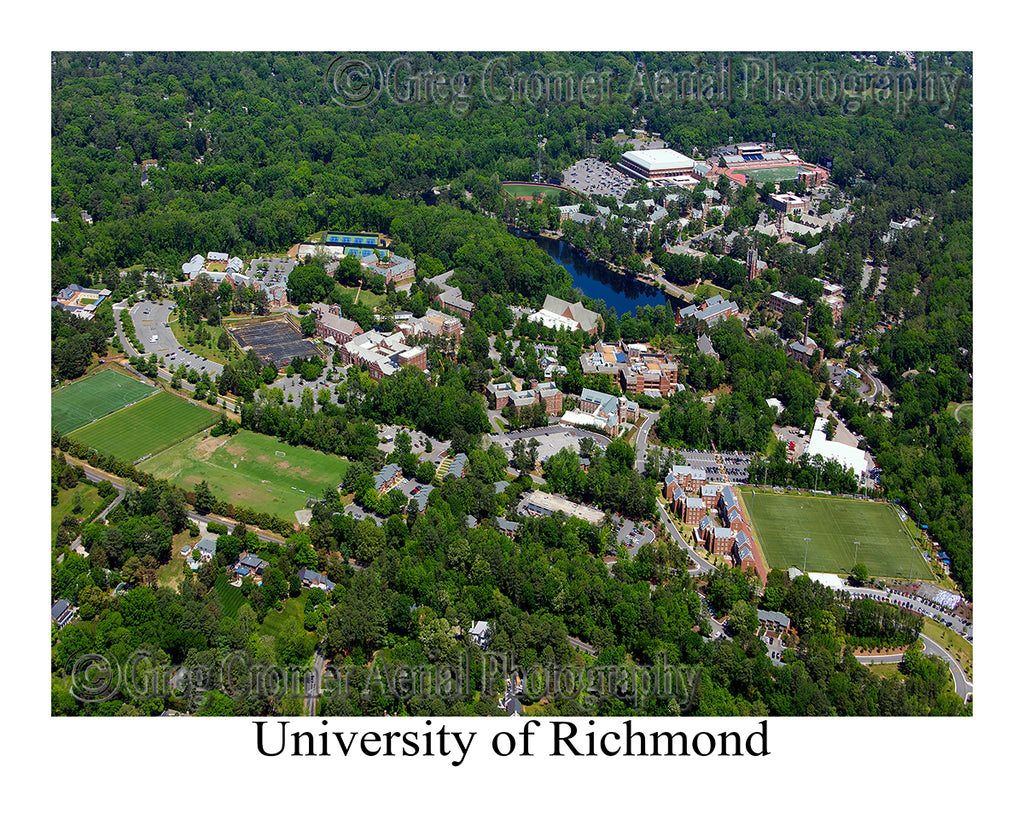 Copy of Aerial Photo of University of Richmond - Richmond, Virginia