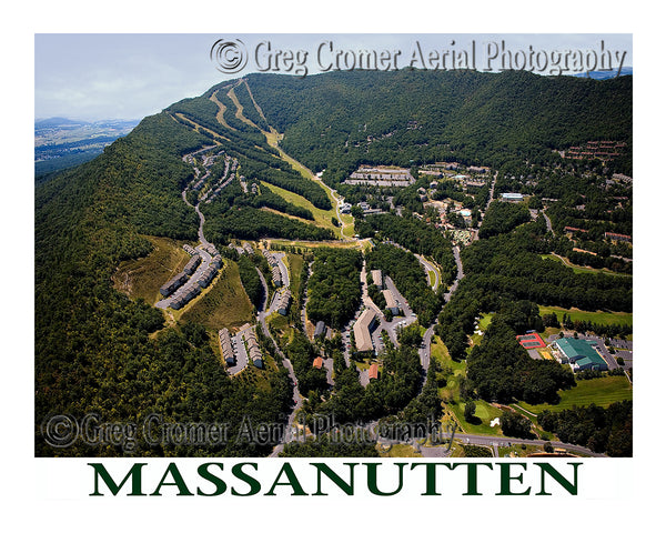 Aerial Photo of Massanutten Resort, Virginia