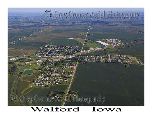 Aerial Photo of Walford Iowa