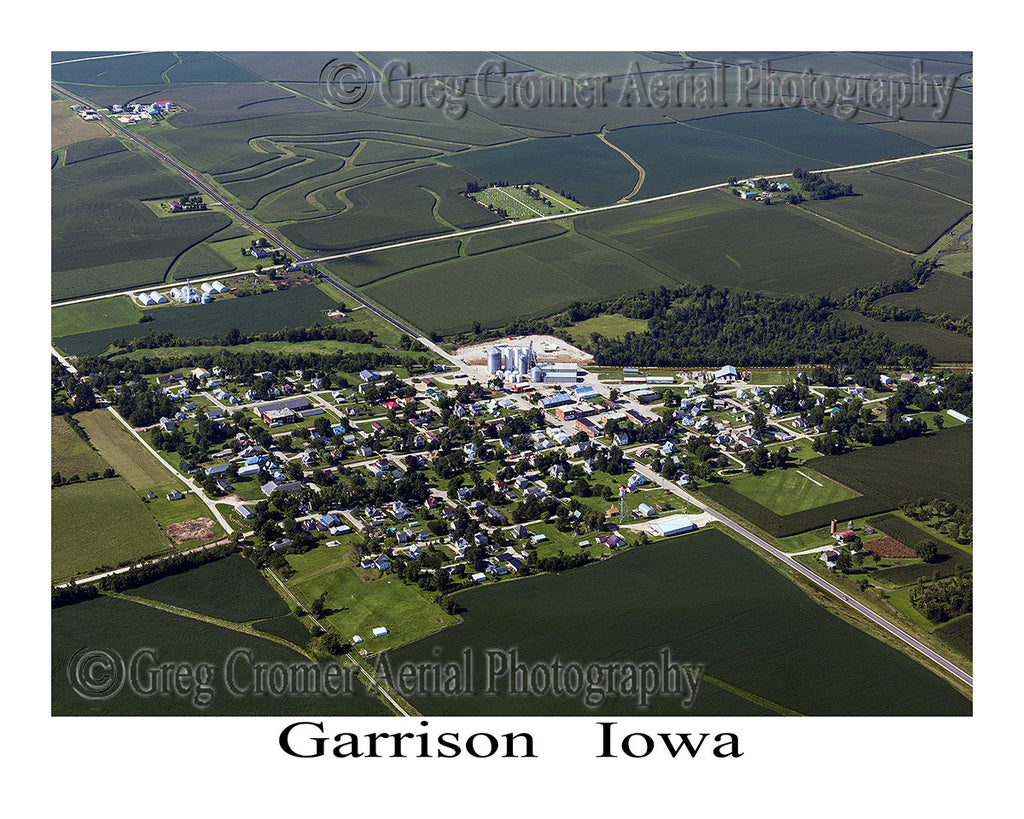 Aerial Photo of Garrison Iowa