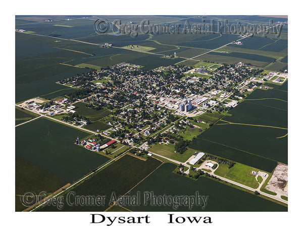 Aerial Photo of Dysart Iowa