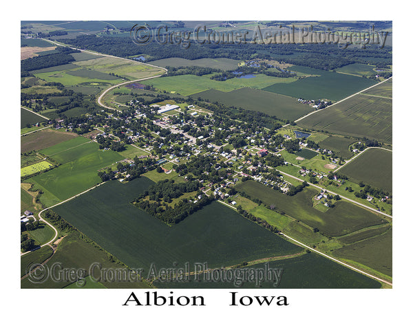 Aerial Photo of Albion Iowa