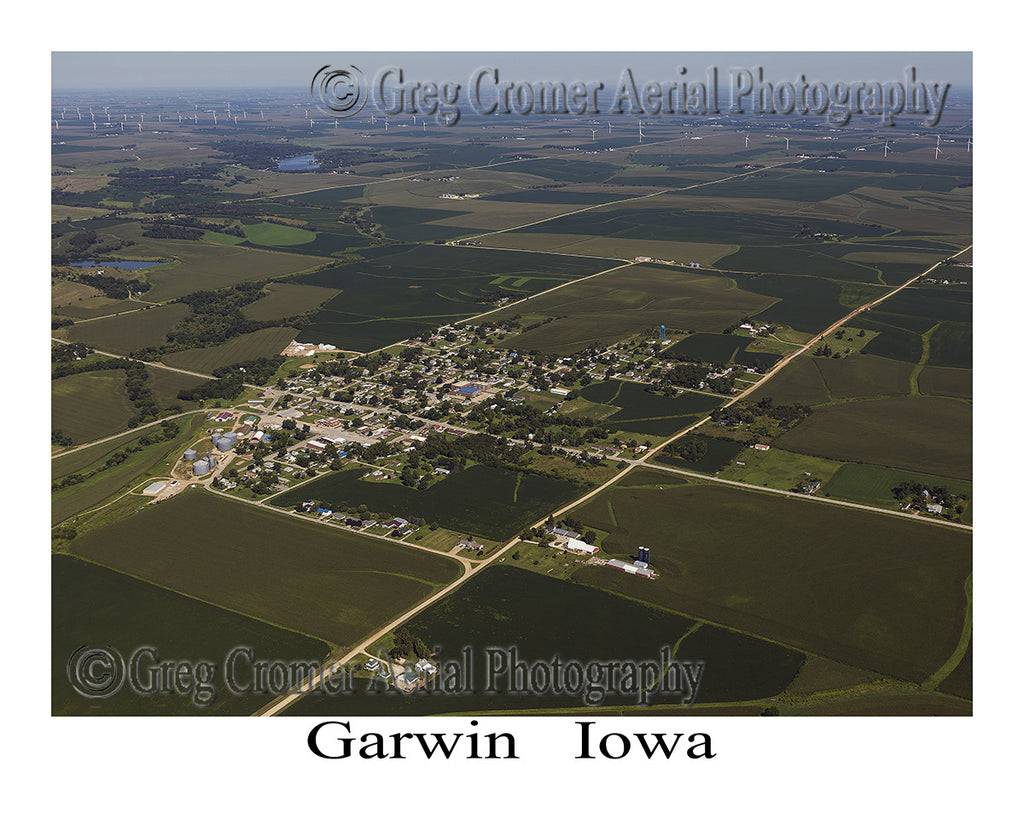 Aerial Photo of Garwin Iowa